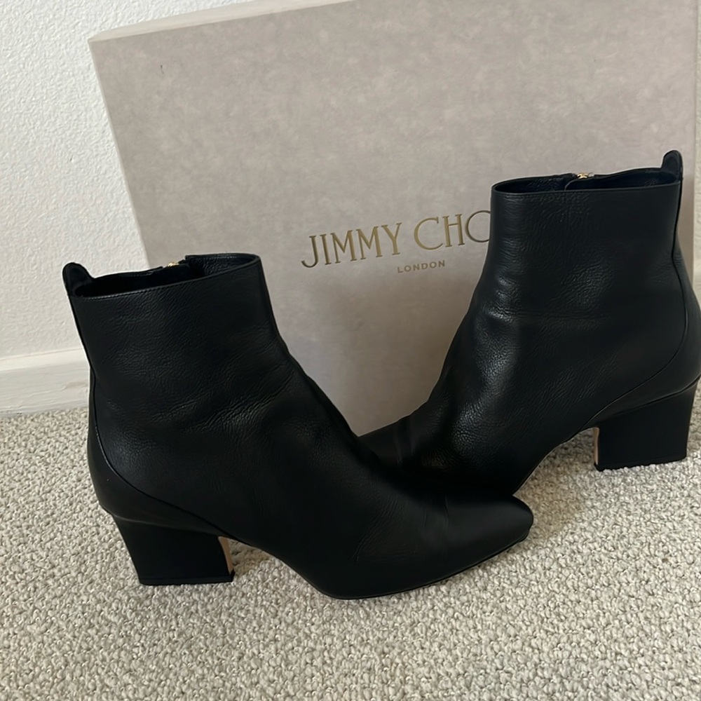 Jimmy Choo black ankle boot